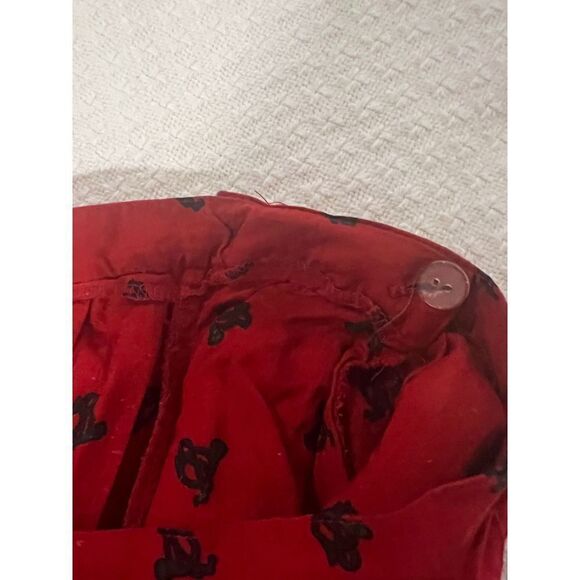 Vintage Decouve red Horse print and racing skirt side zip size 10 - Picture 9 of 12